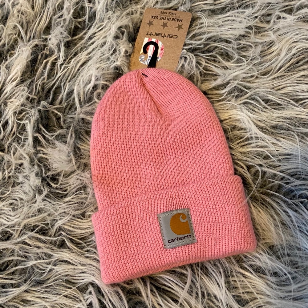 Pink children’s Carhartt beanie!